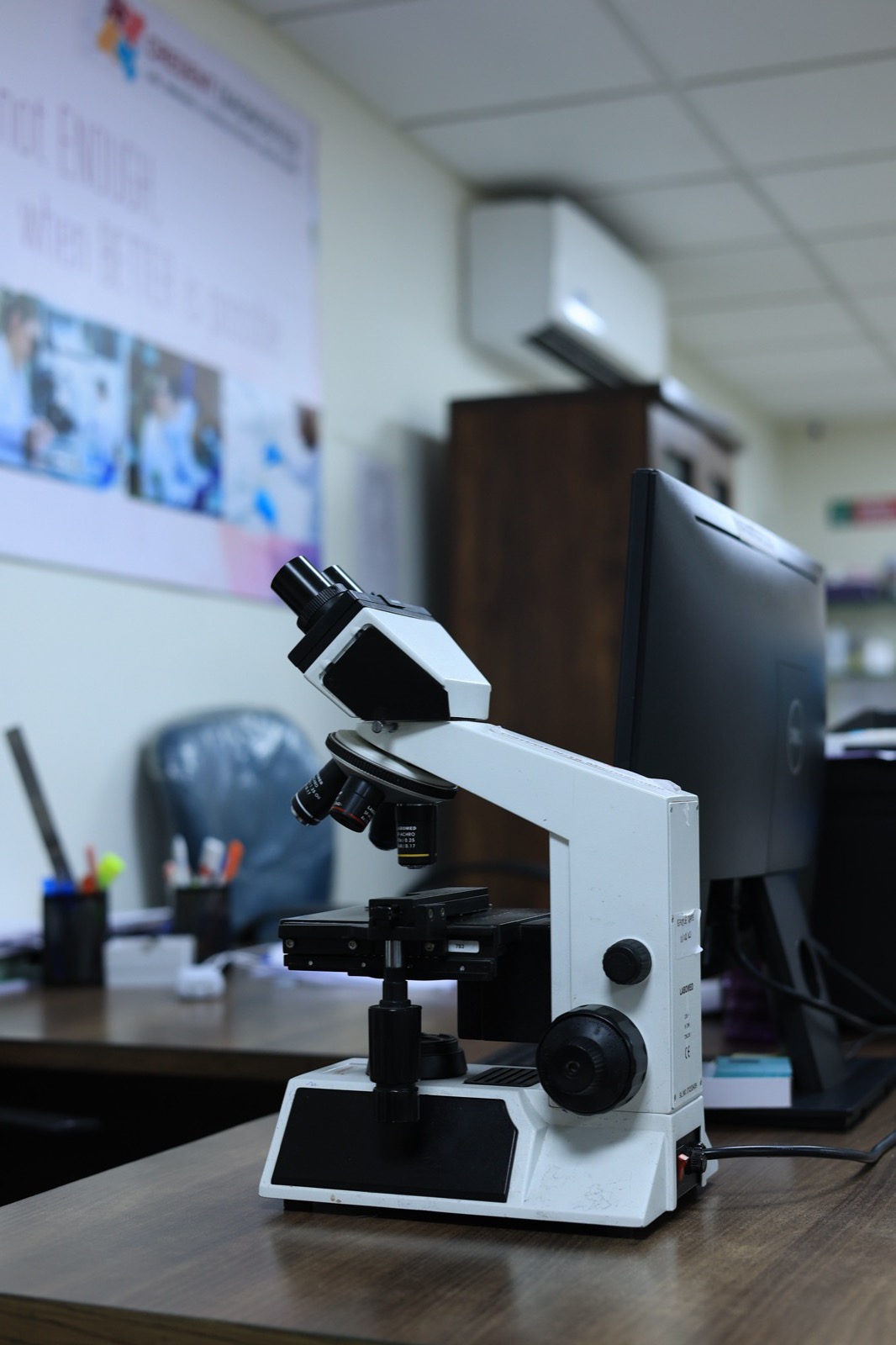 Lab microscope