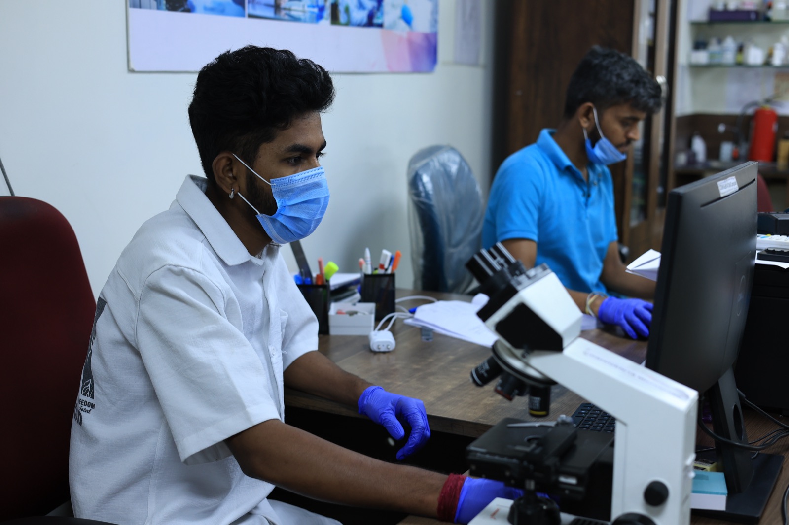 Credent Diagnostics — lab technicians at work